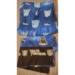 Transformers Autobot Decepticon Kids‎ Bedding Set Fitted Sheet Pillowcase Blue